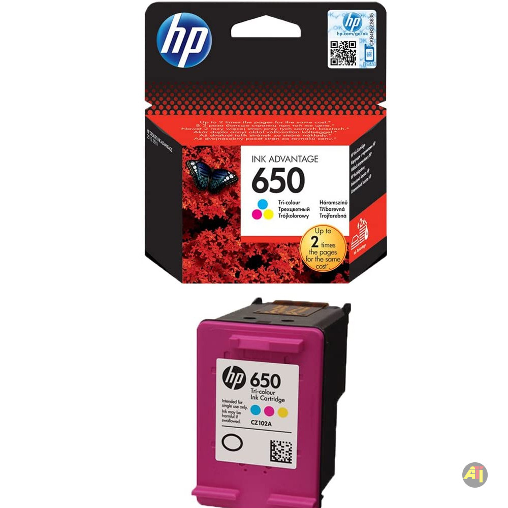 Cartouche d'encre HP 650 1
